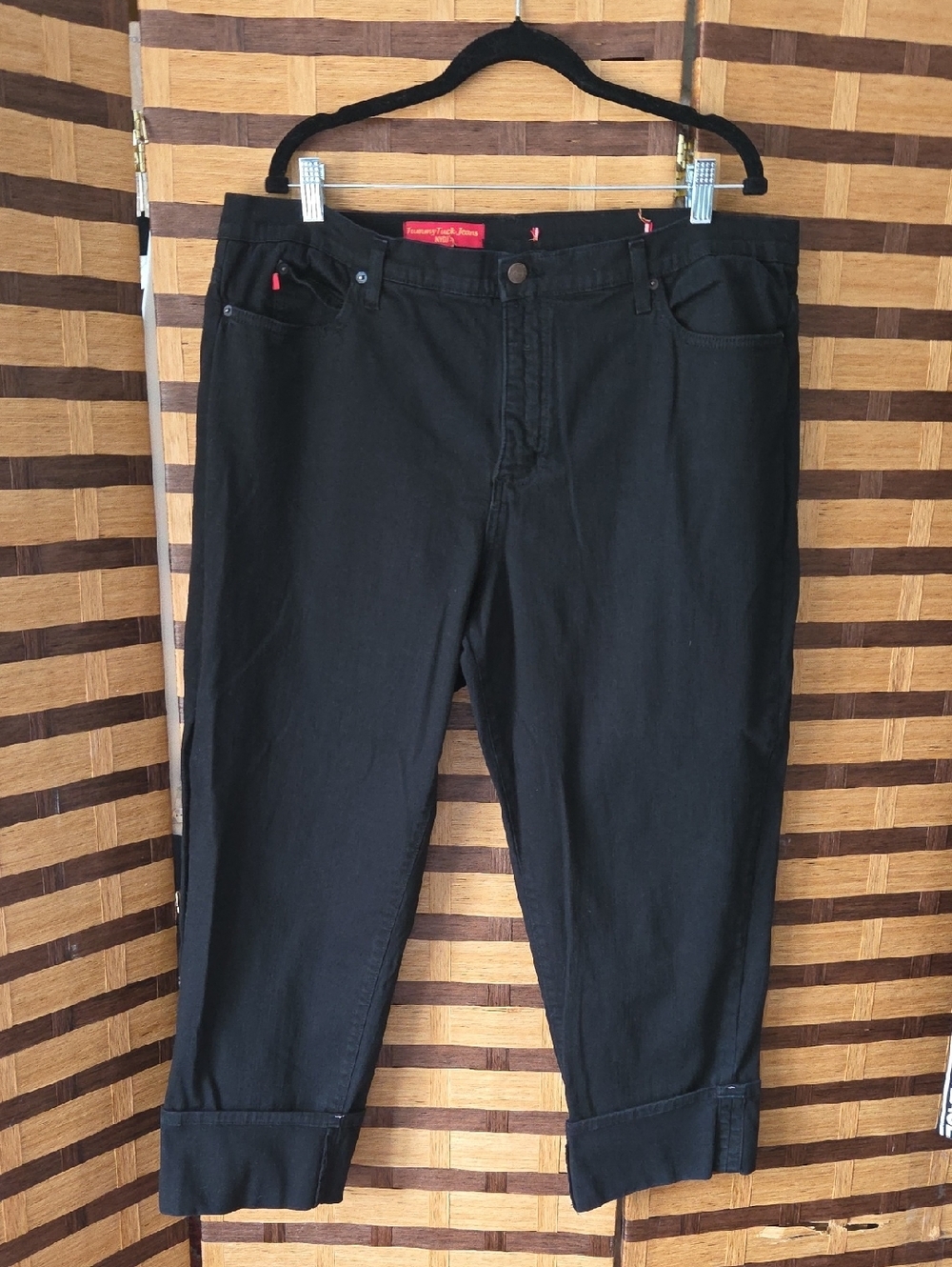 NYDJ Stretch Cuffed Ankle Jeans